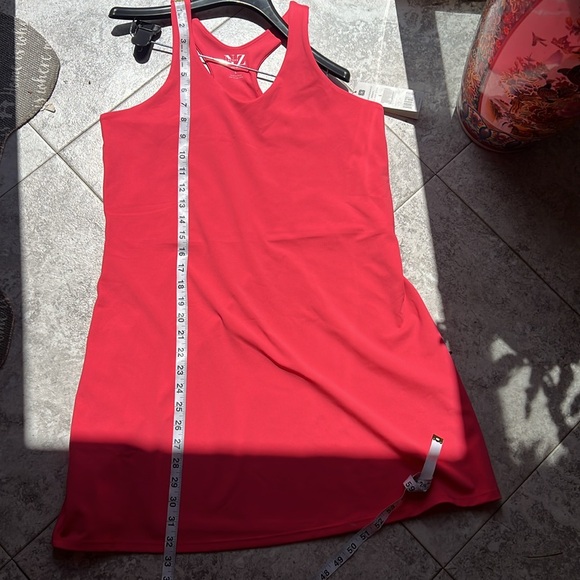 Nic+ Zoe Active Performance Workout Dress Golf Attire Coral Pink - Picture 9 of 11